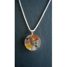 Gemstone Energy Pendant - Balance, Contentment and Protection.  Reference No. A22